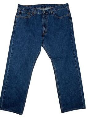 Levi’s 505 Mens Dark Wash Jeans 36x29 Straight Leg  Gorpcore Indie